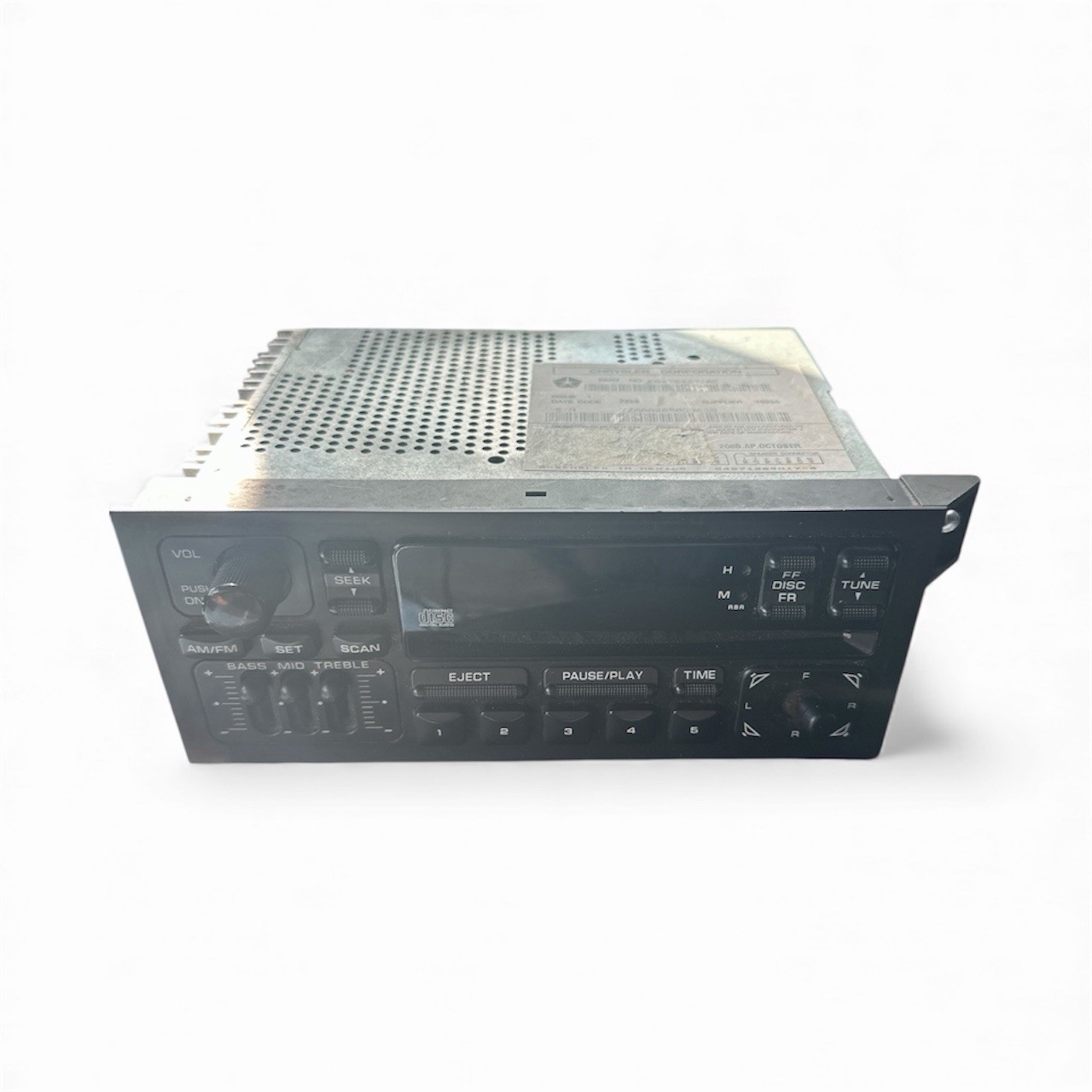 OEM 1984-2002 DODGE JEEP CHRYSLER RADIO CD PLAYER EQUALIZER P04704373AE UNTESTED