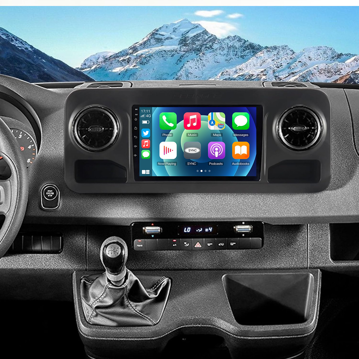 For 2019-2023 Mercedes-Benz Sprinter CarPlay Android 13 Car Radio Stereo FM Navi