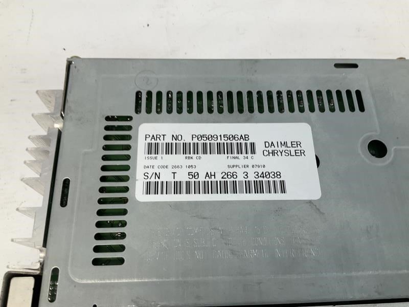 02-07 Dodge Grand Caravan Audio Equipment Radio Receiver S