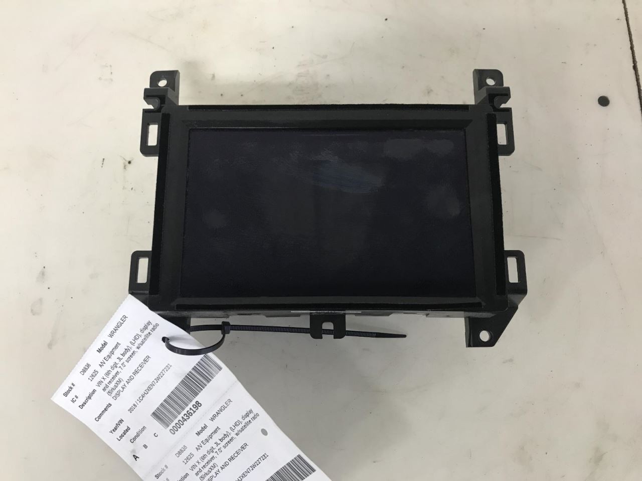Audio Equipment Radio LHD Display And Receiver Fits 18-20 WRANGLER 1010317