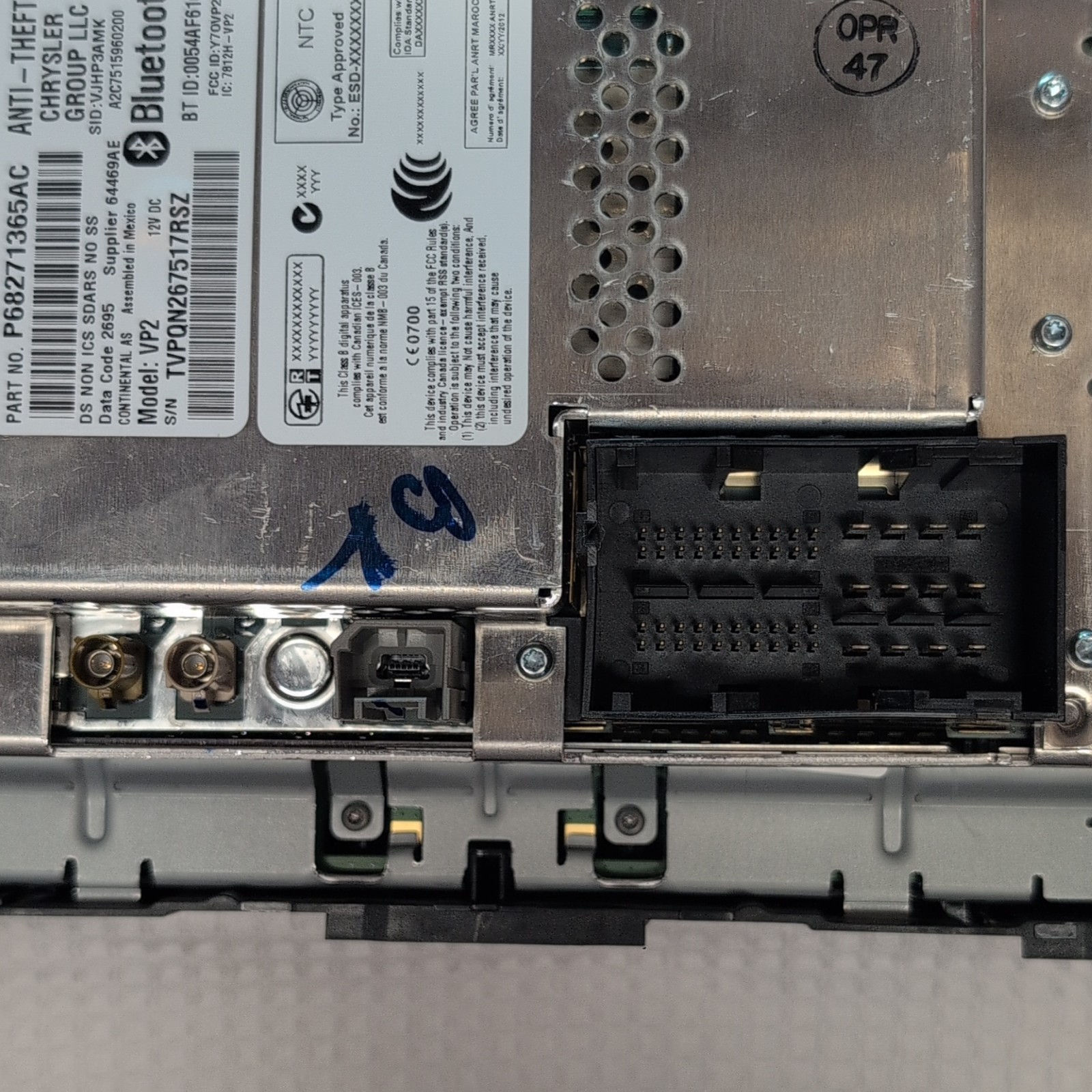 OEM 2013-2018 Dodge Ram Uconnect 5″ Touchscreen Radio P68271365AC – Unit Only