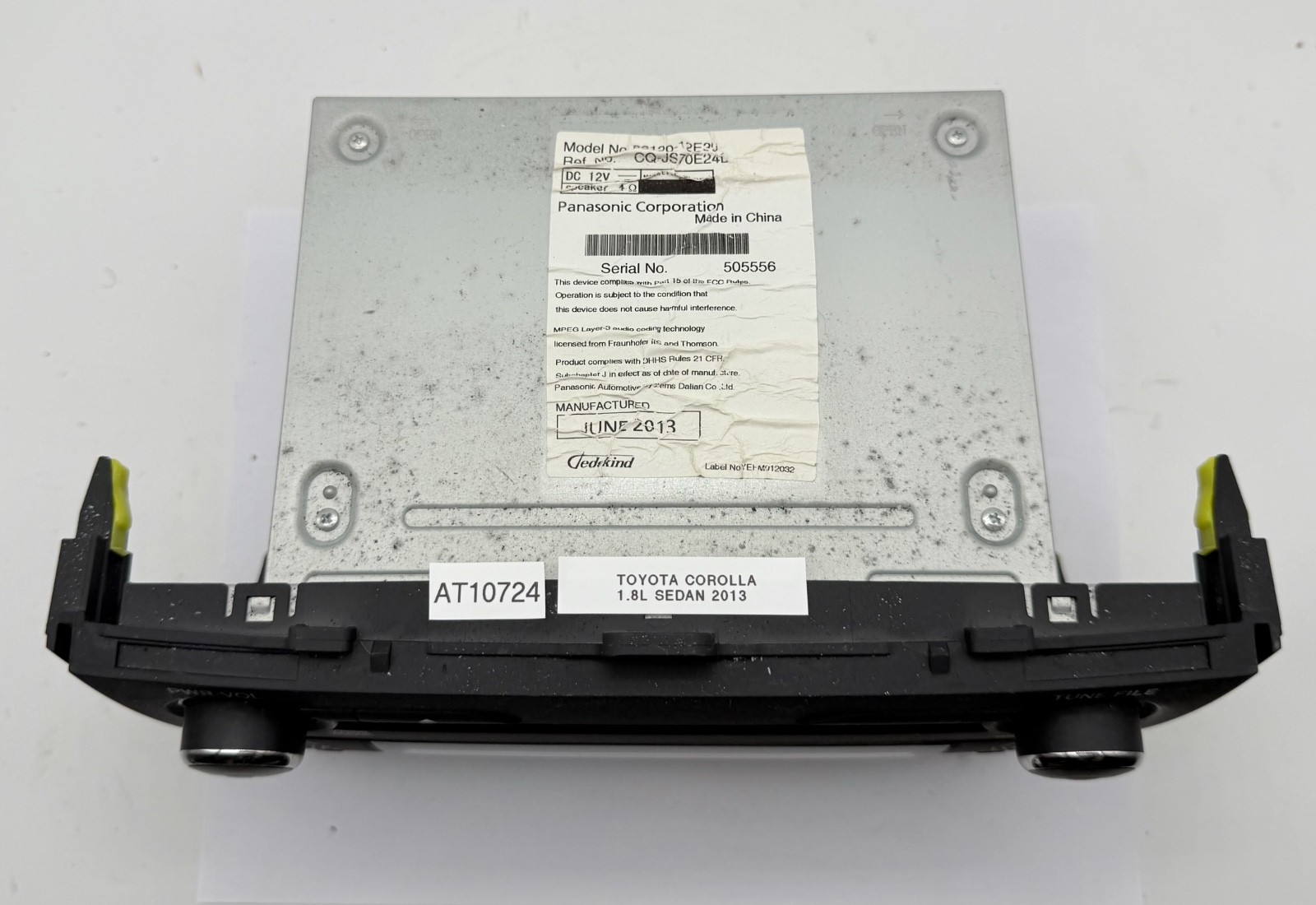 OEM 11-13 Toyota Corolla E160 AM FM SAT Radio Stereo CD Player MP3 Receiver Unit