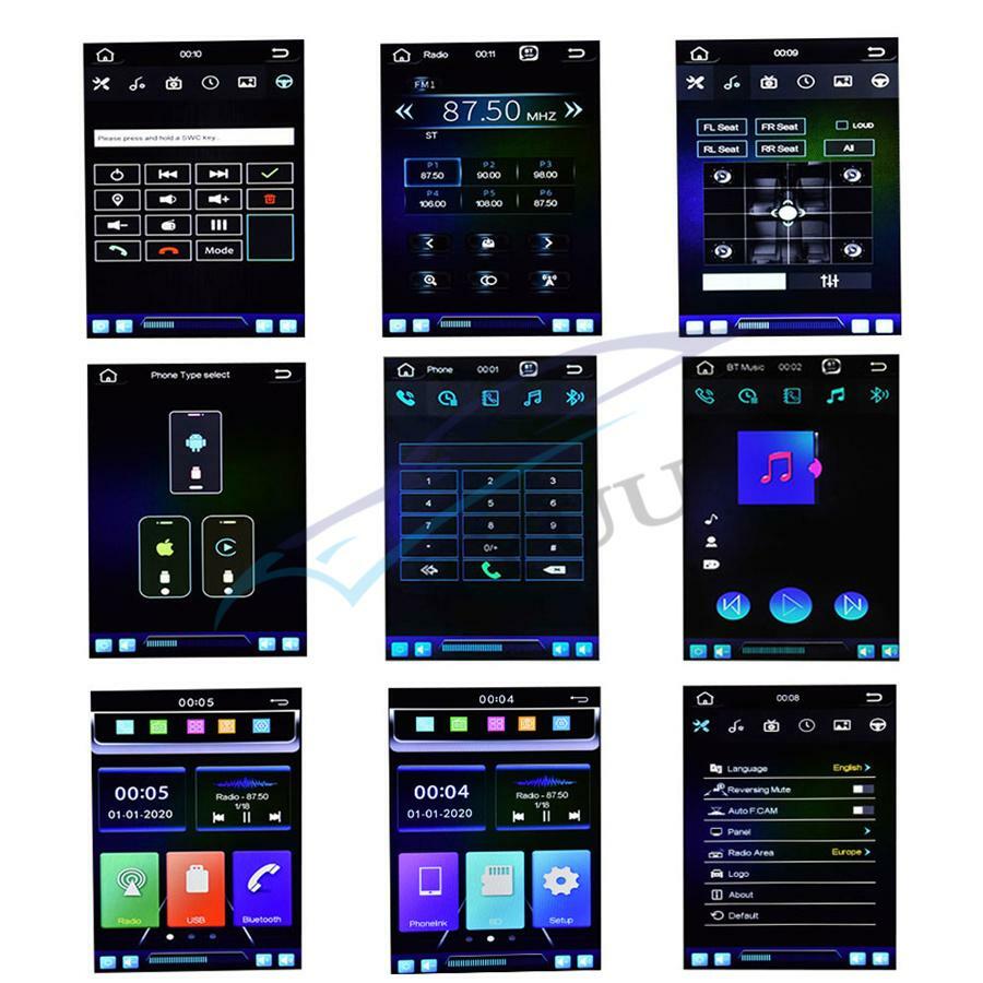 9.5″ IPS Touch Screen Car Bluetooth Media Music Player FM Support Multi Language