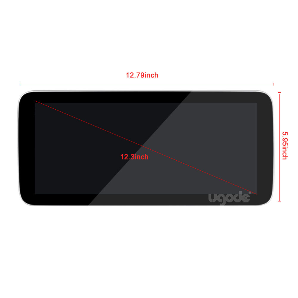 Ugode 12.3in Android Screen CarPlay GPS Mercedes Benz C GLC W205 2014-2019 NTG5