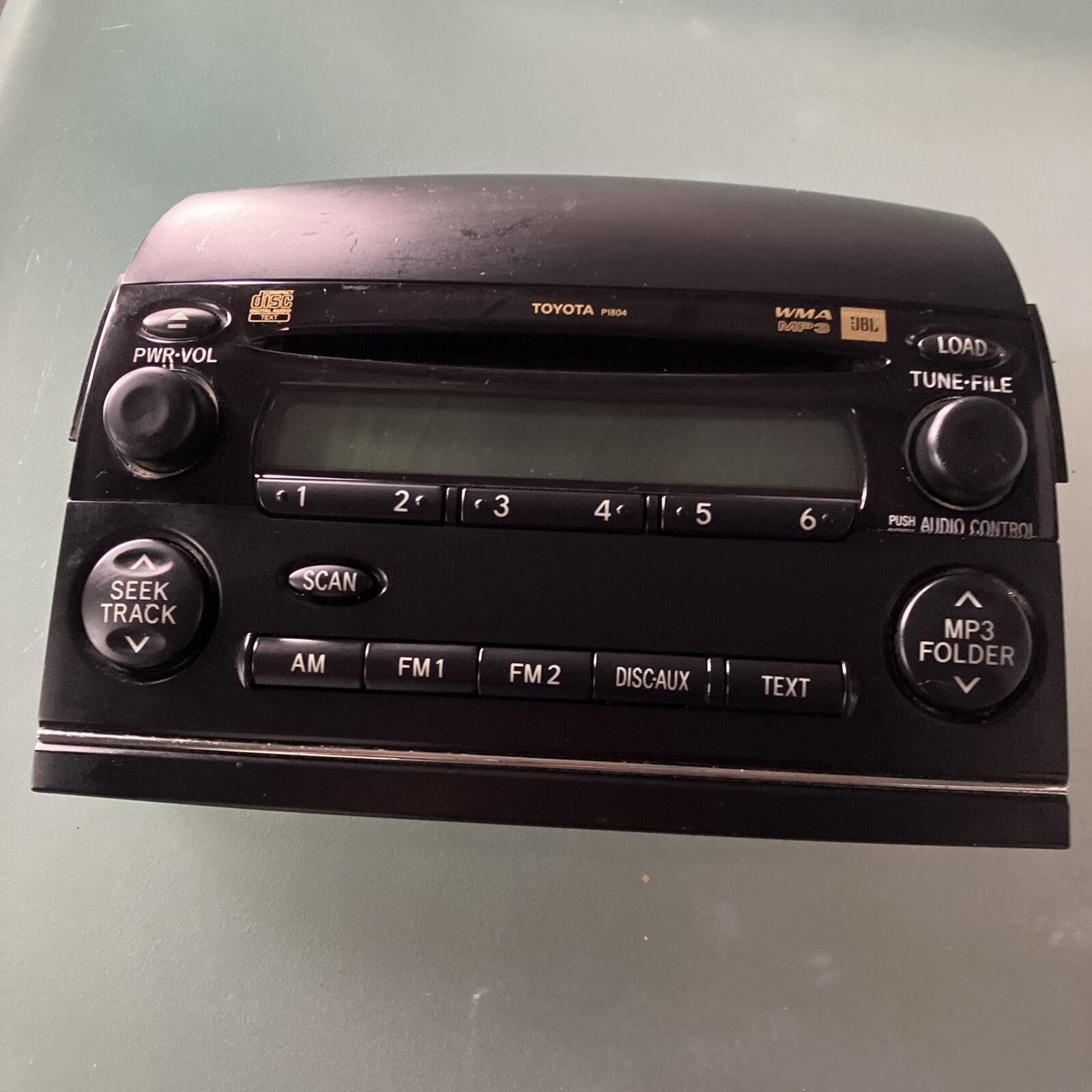 Toyota Sienna 2004-2010 P1804 RADIO FACIAL AM-FM STEREO CD MP3 WMA PLAYER 86120