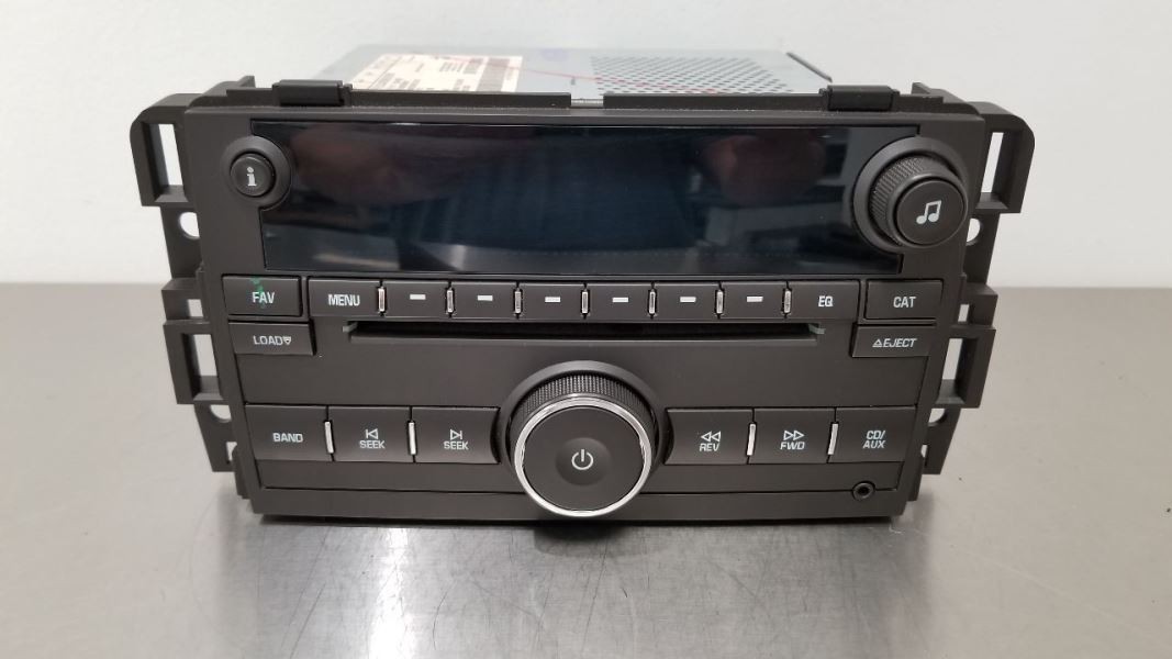 09 GMC SIERRA 1500 RADIO AUDIO RECEIVER HEAD UNIT 25974802