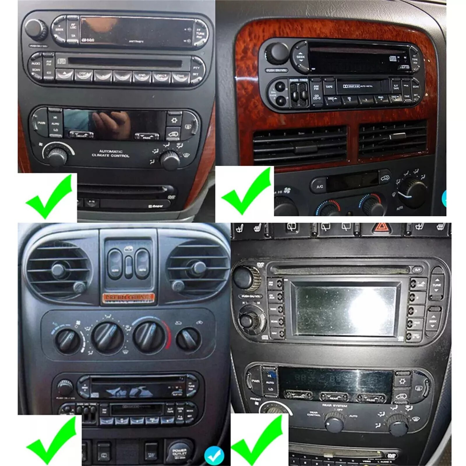 For 2003-2006 Jeep Wrangler 6.86″ Android 13 Carplay Car Stereo Radio GPS Navi