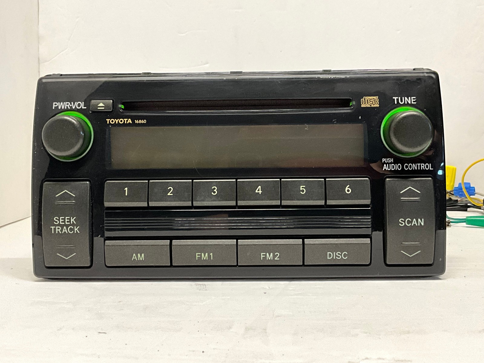 Toyota Camry 2005 2006 CD player base Fujitsu Ten 16860 none-JBL TESTED