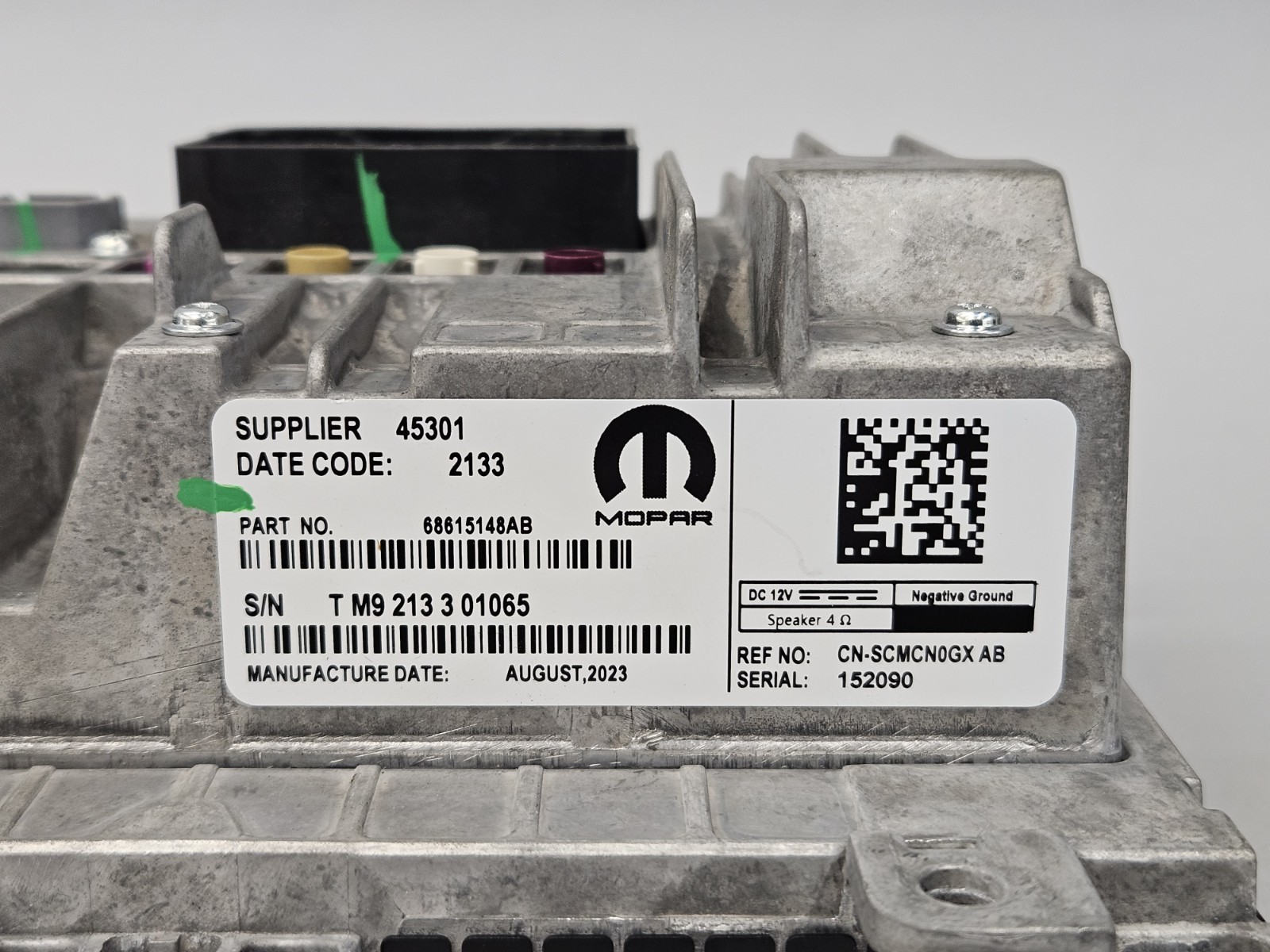 2023 Dodge Charger Chrysler 300 SRT 8.4″ UConnect GPS Radio Receiver 68615148AB