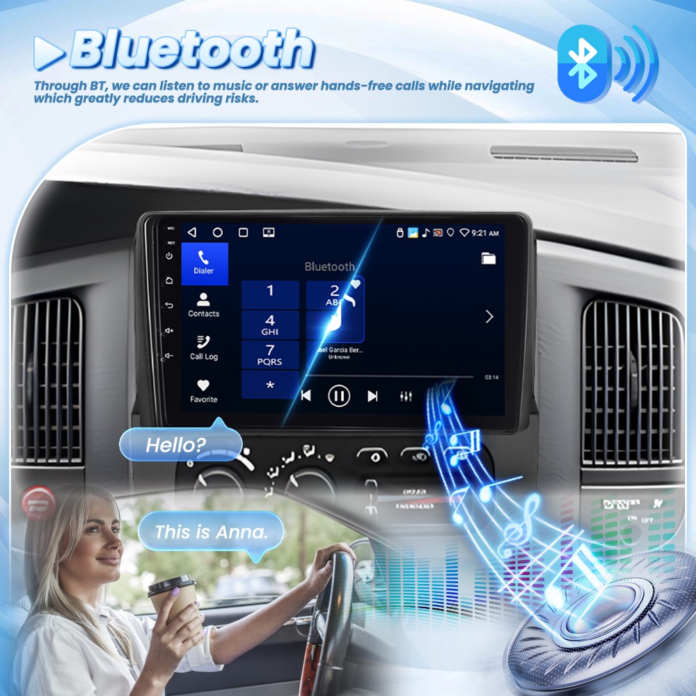 4+64GB For 2002-05 Dodge Ram 1500 2500 3500 Android 15 CarPlay Car Radio GPS Cam