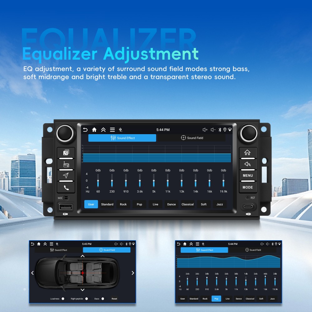 4+64GB Carplay For Dodge RAM 1500 2500 2009-2012 Android 15 Car Radio RDS Stereo