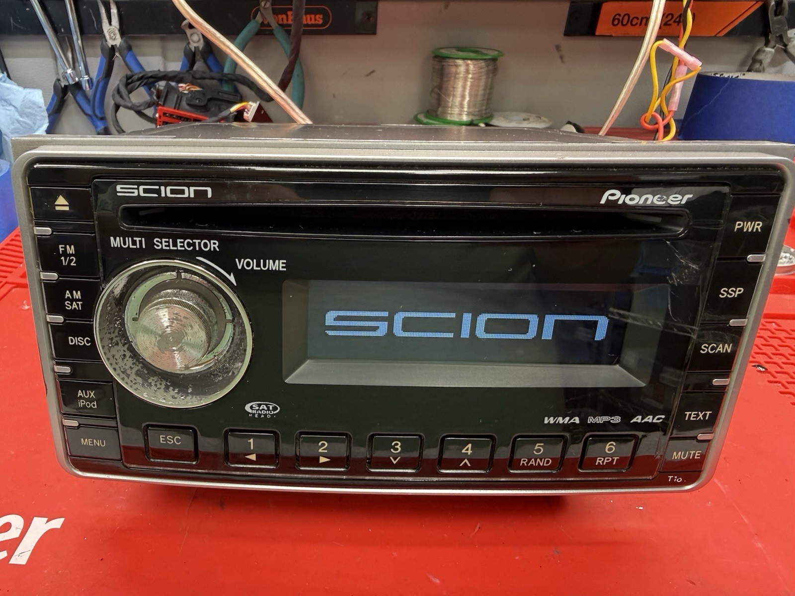 Toyota Scion Pioneer OEM Radio CD Player AUX iPod PT546-00081 DEH-M8127Z WMA MP3