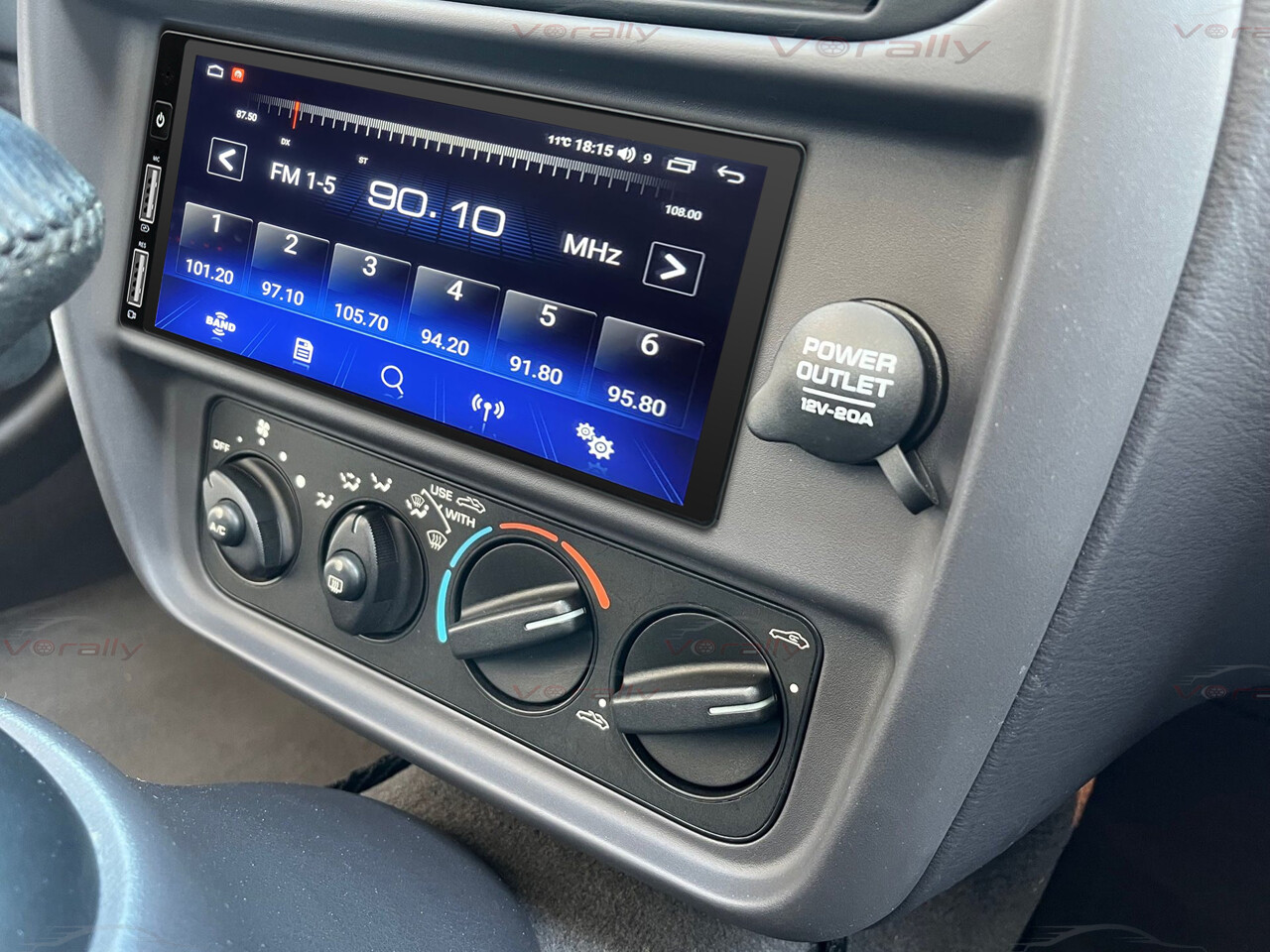 For 1997-2002 Plymouth Prowler Android 15 Carplay Car Stereo Radio GPS Bluetooth