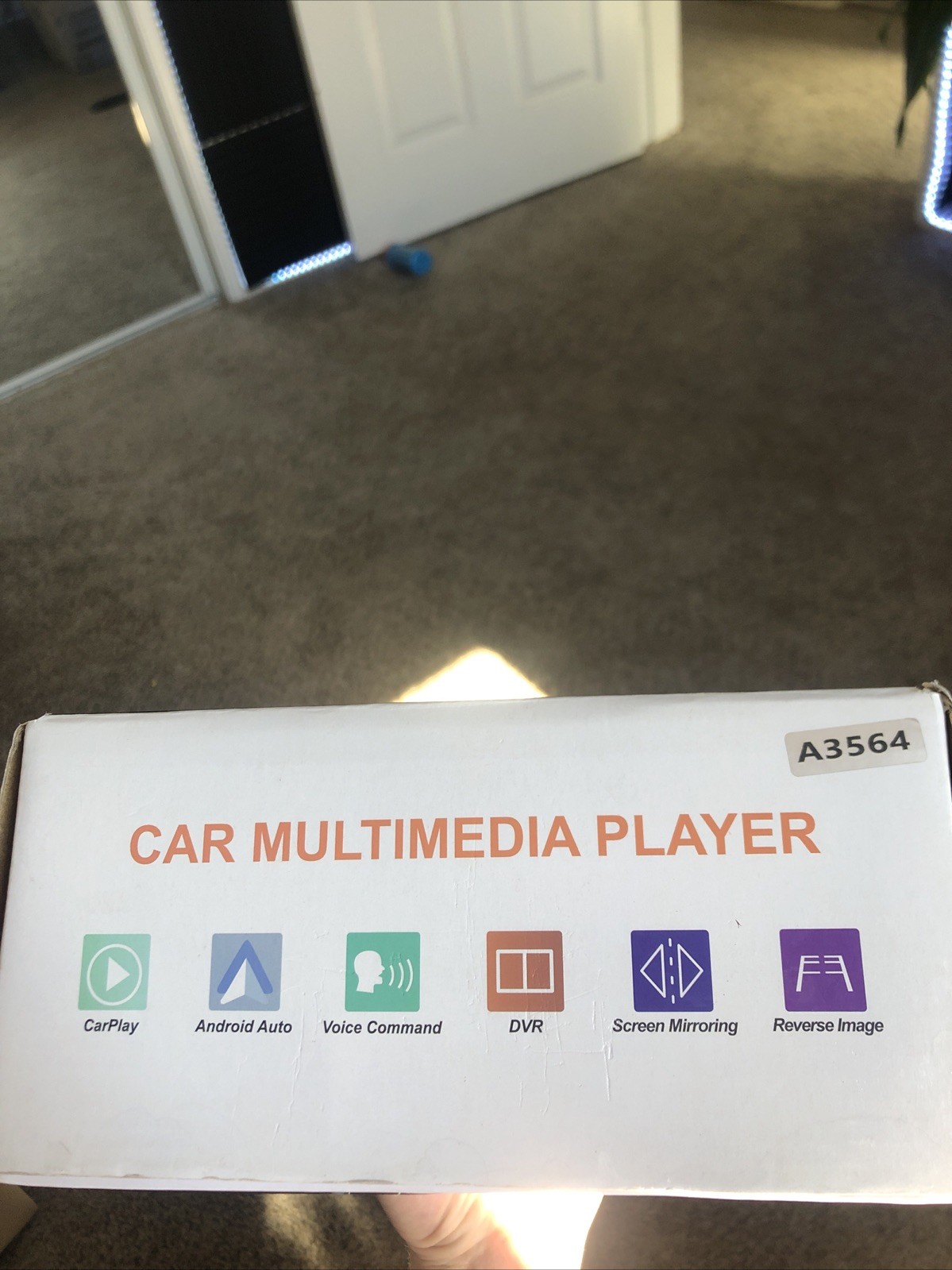 Portable Car Stereo Wireless Apple CarPlay Android Auto Screen 2.5K DVR