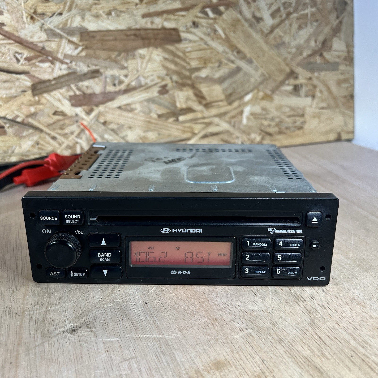 Hyundai Zetec VDO 79dc632/97 car radio cd stereo player TESTED WORKING DECODED