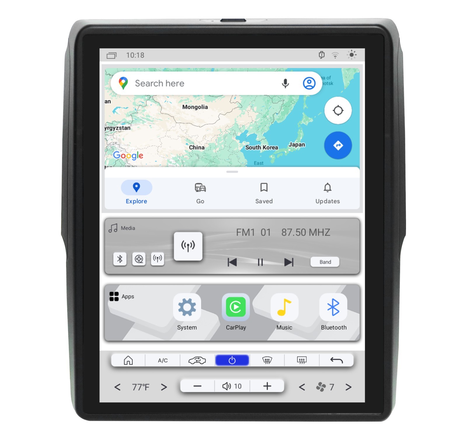 12.1″ Car Radio Stereo for Dodge RAM 1500 2500 3500 2013-2018 Apple Carplay GPS