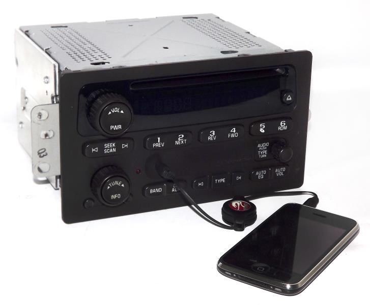 2006 GMC Yukon XL 1500 AM FM CD Radio w Upgraded Aux 3.5mm Input UB0 10359576
