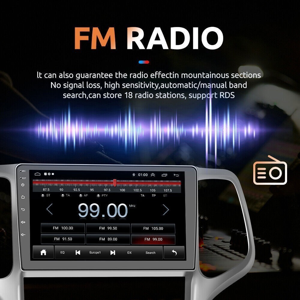 Car Radio Stereo Carplay For 2011-2013 Jeep Grand Cherokee Car Media