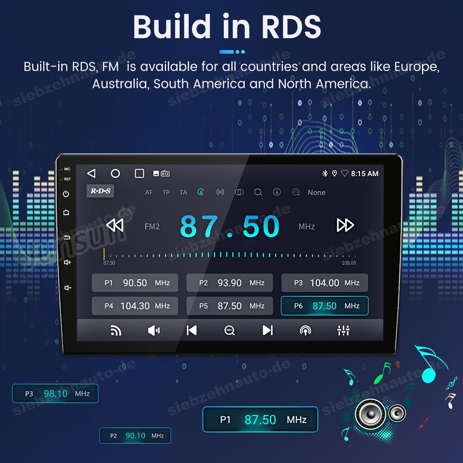 For Ford F-150 F150 2009-2012 Android15 2+64GB Carplay Car Stereo Radio GPS Navi