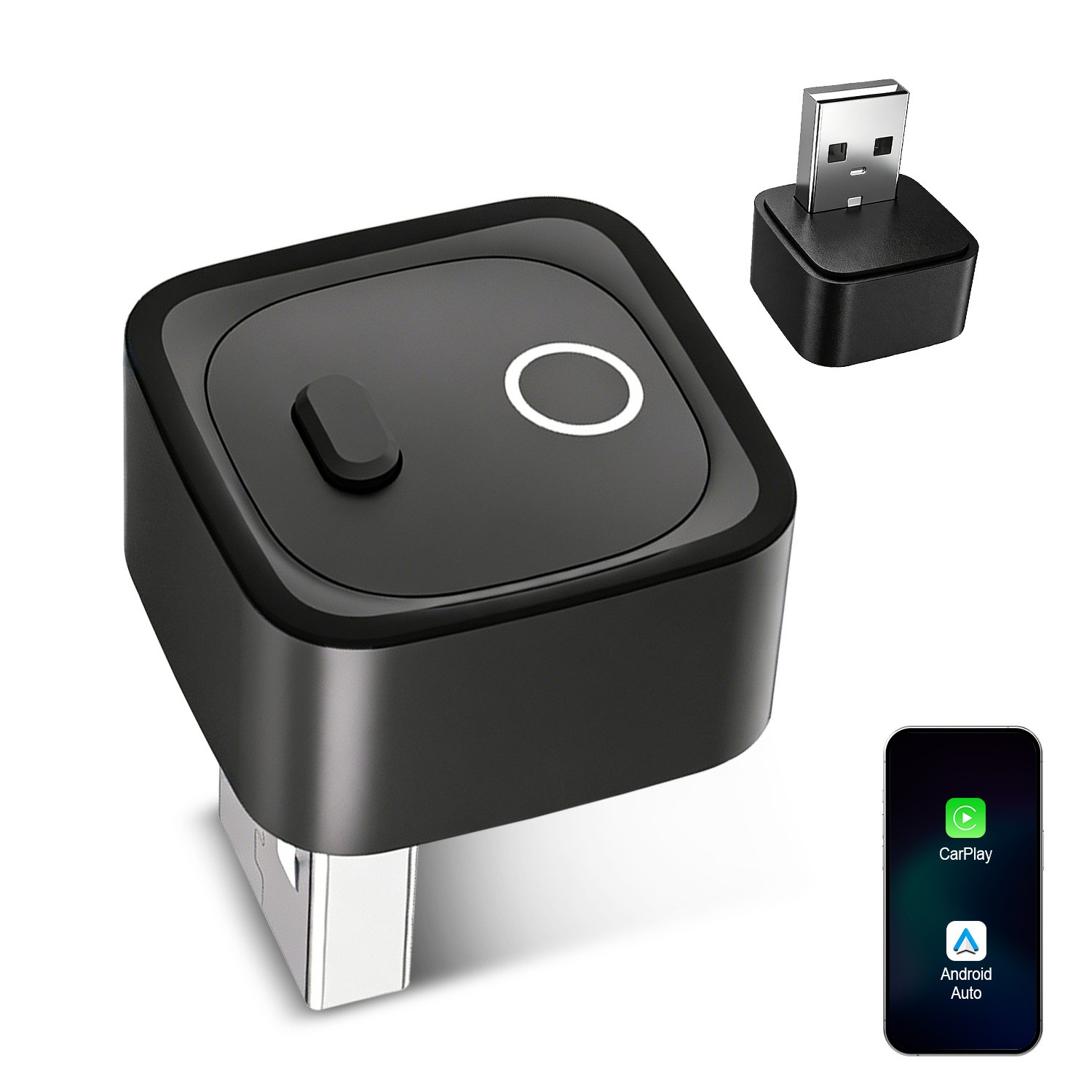 2026 newest Wireless Carplay AI box Android Auto Adapter Converter WIFI