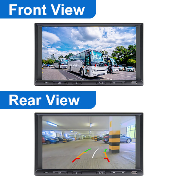 7” Universal 2Din Apple CarPlay AM/FM Radio Stereo GPS Navigator SWC BT +Camera
