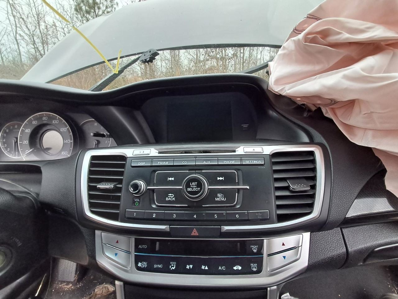 2013 Honda Accord OEM Used Radio Receiver Face Panel SED 638-72097