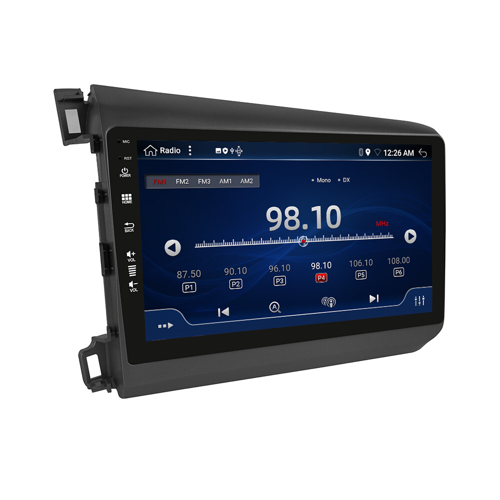For 2012-2015 Honda Civic Android 14 Car Stereo Radio Apple Carplay GPS 8G+256GB