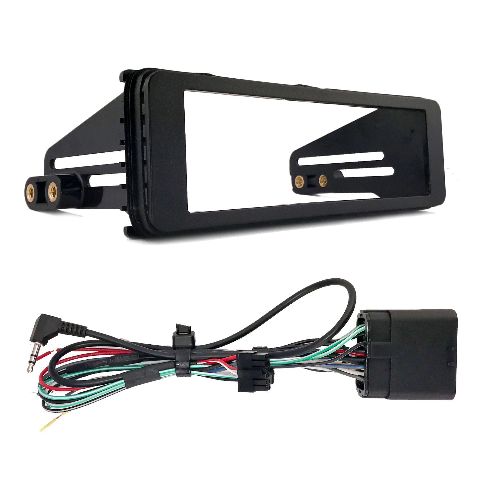 JVC Marine Bluetooth Stereo Receiver, Antenna, Install Kit (1998-2013 Harley)