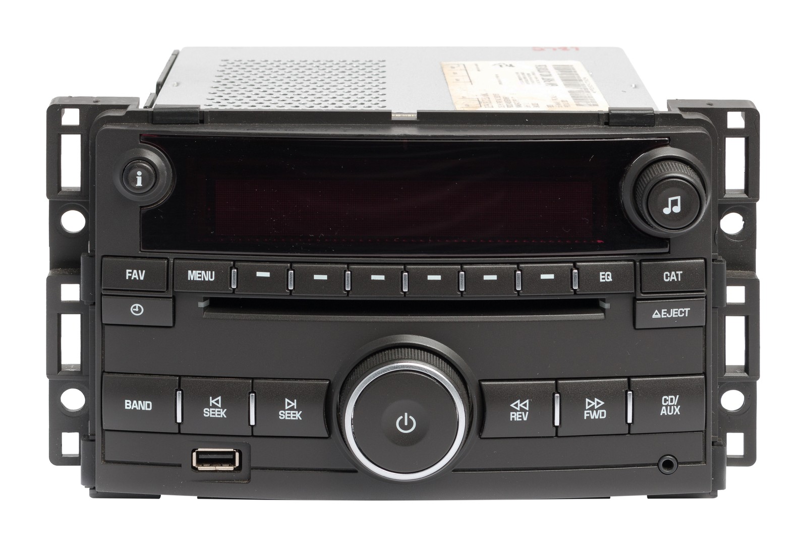 2009-2010 Pontiac G6 AM FM Radio Receiver Aux USB Single Disc CD Player 20789523