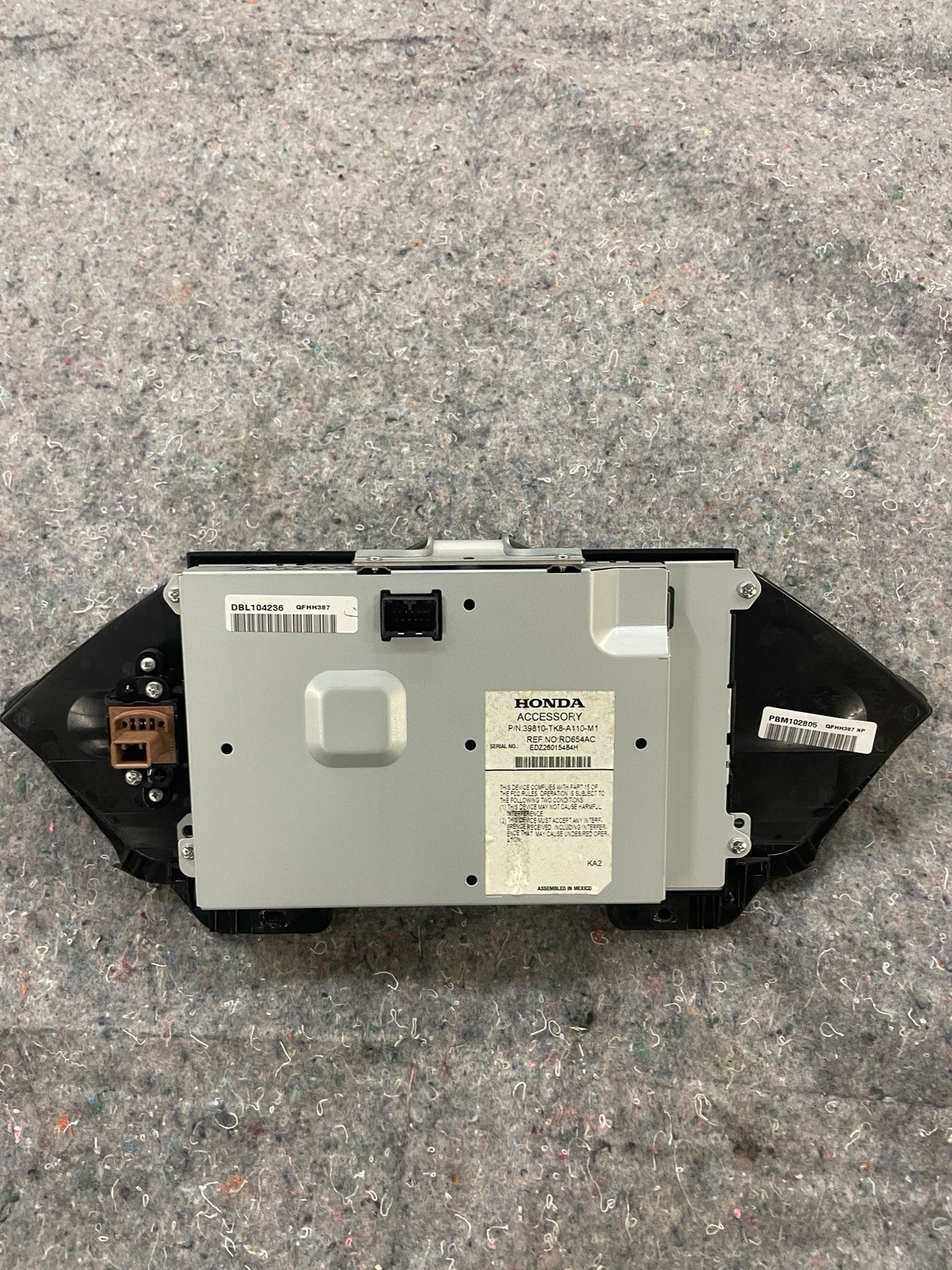14-17 Honda Odyssey Digital Dash Information Display Screen PN 39810-TK8-A110-M1