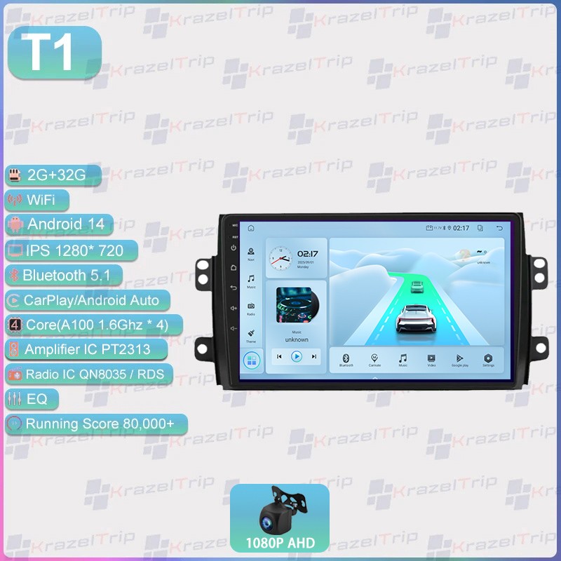 8 Core Android Car Radio for Fiat Sedici for Suzuki SX4 2006 – 2013 Carplay GPS