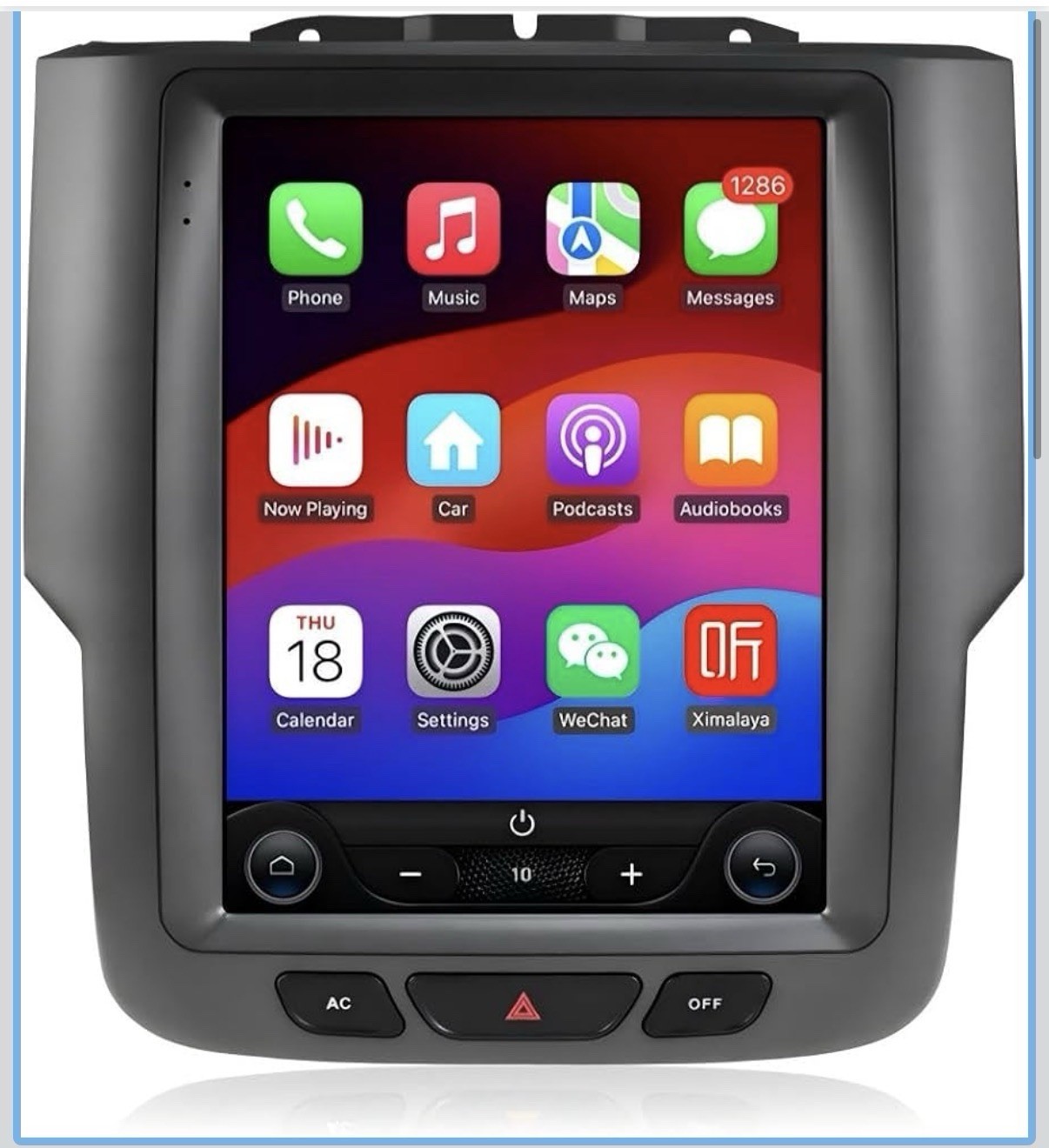 Carplay for Dodge Ram 2013-2018 Android Auto Car Stereo GPS Navi Wifi BT Camera