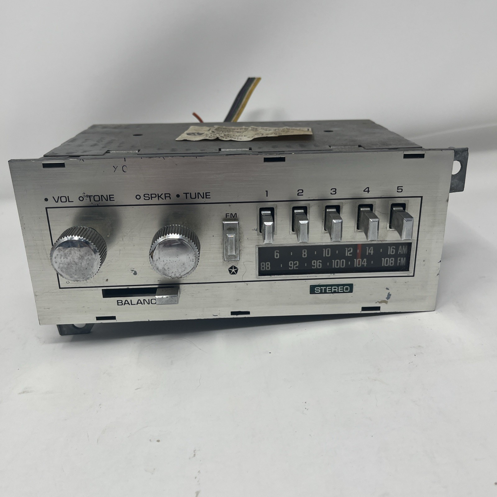 1975-83 DODGE TRUCK LIL RED EXPRESS/ASPEN VOLARE AM/FM RADIO MOPAR R/T VOLARE!