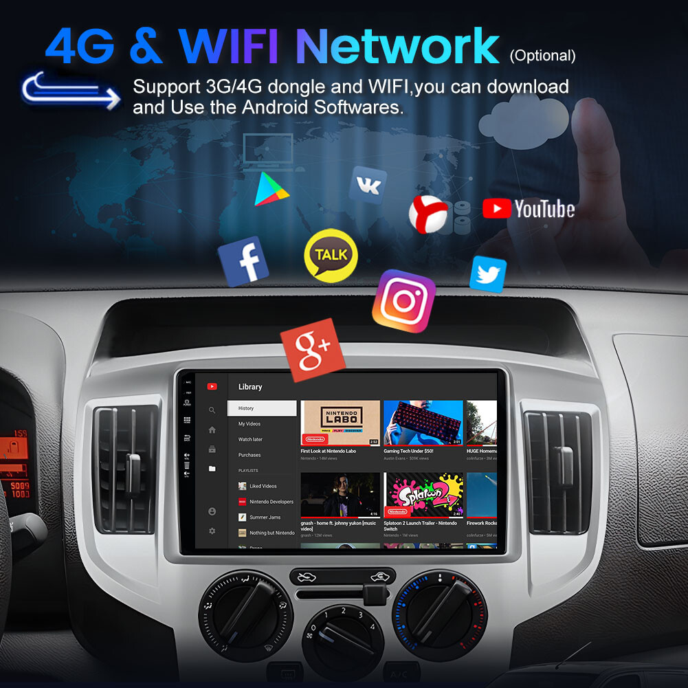 8G+256G Car Stereo Radio For Nissan NV200 2011-2018 Android 13 GPS DAB+ Car Play