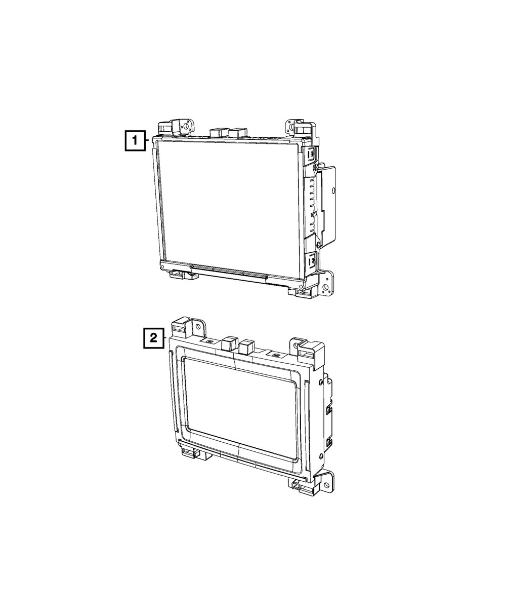 Genuine Mopar Multimedia Display 68575670AA