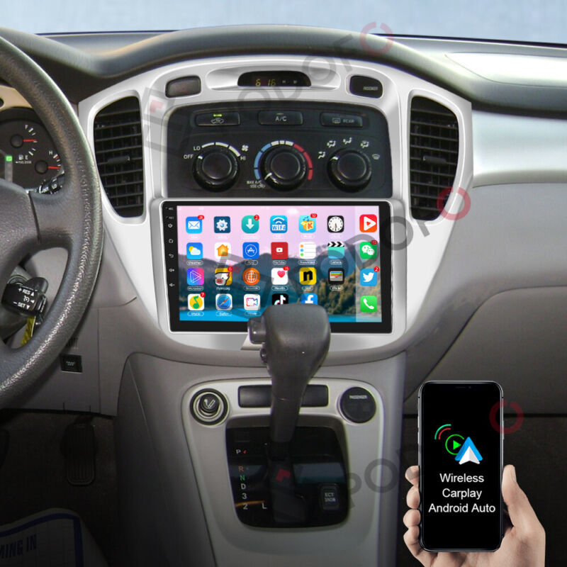Android 13.0 Car Stereo Radio GPS Sat Nav Player For Toyota Highlander 2000-2007