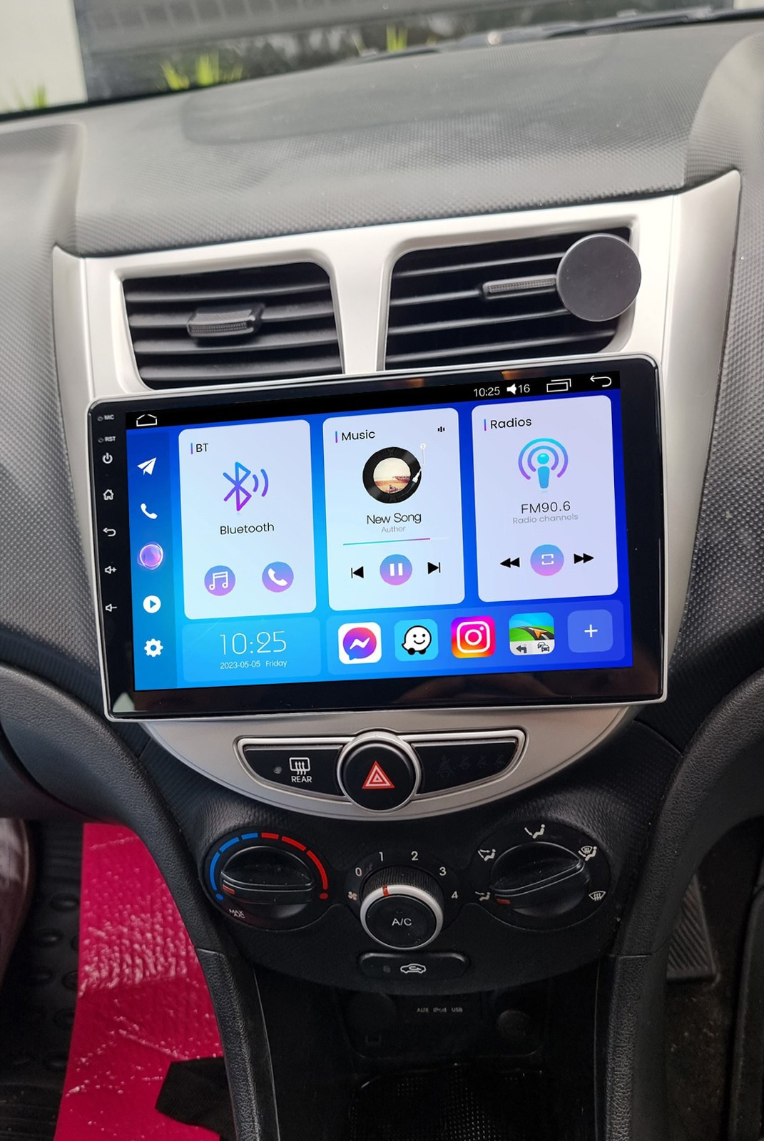 2+64G Car Stereo Radio GPS BT FM For 2011-2019 Hyundai Accent Android 15 Carplay