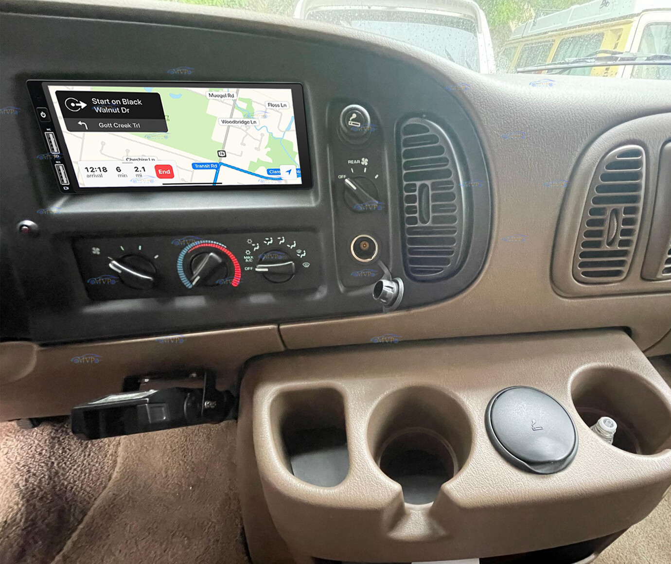 For 1998-2003 Dodge Van Android 14 Carplay Car Stereo Radio GPS WIFI NAVI RDS FM