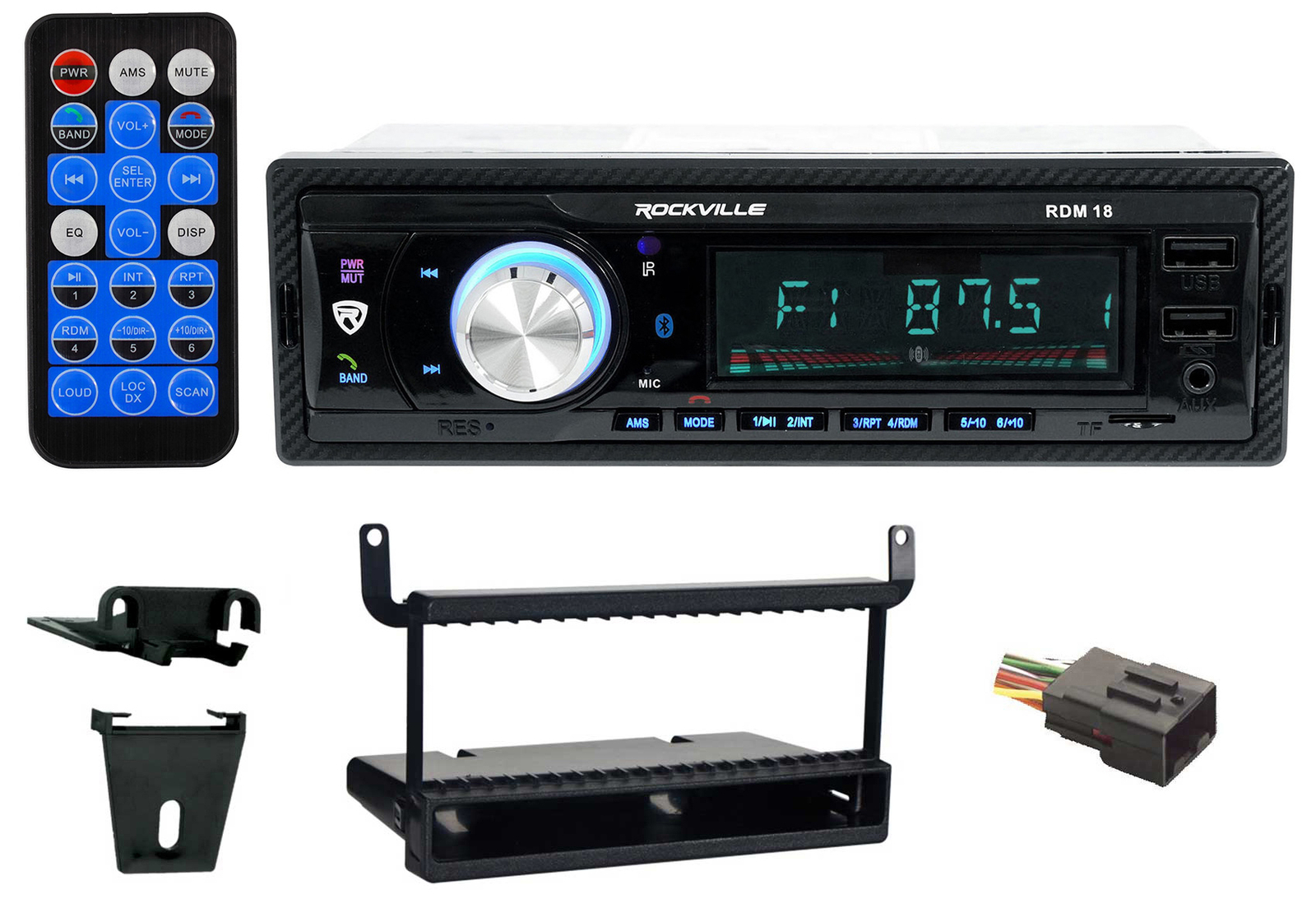 Digital Media Bluetooth FM/MP3 USB/SD Stereo Receiver For 2004-2007 Ford Escape