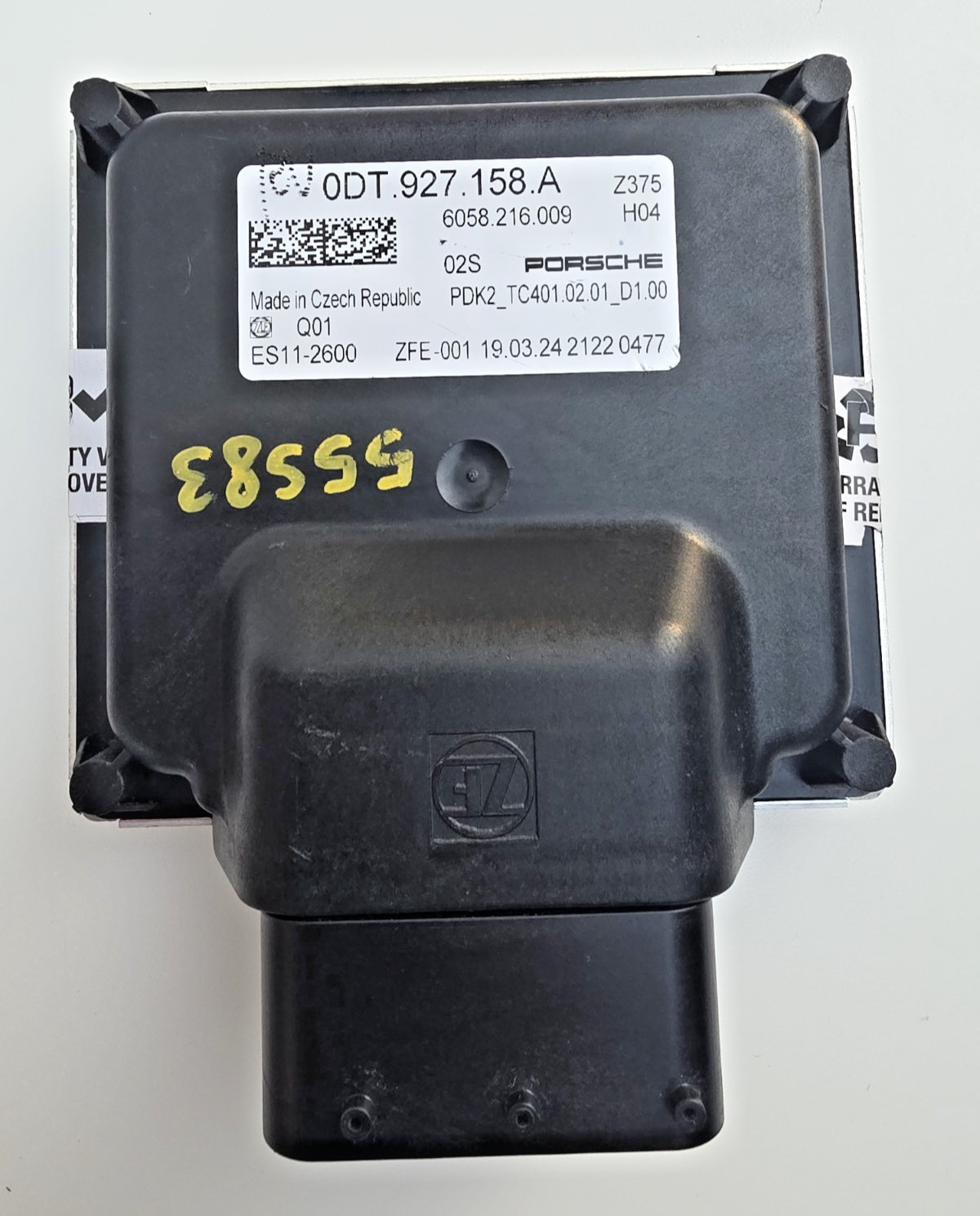 Porsche PDK TCU Transmission Control Module 0DT927158A ZF ESII-2600 Genuine OEM