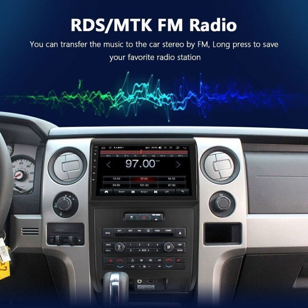 9″ Stereo CarPlay 6+128G for Ford F-150 F150 2009-2014 GPS Radio Navigation WiFi
