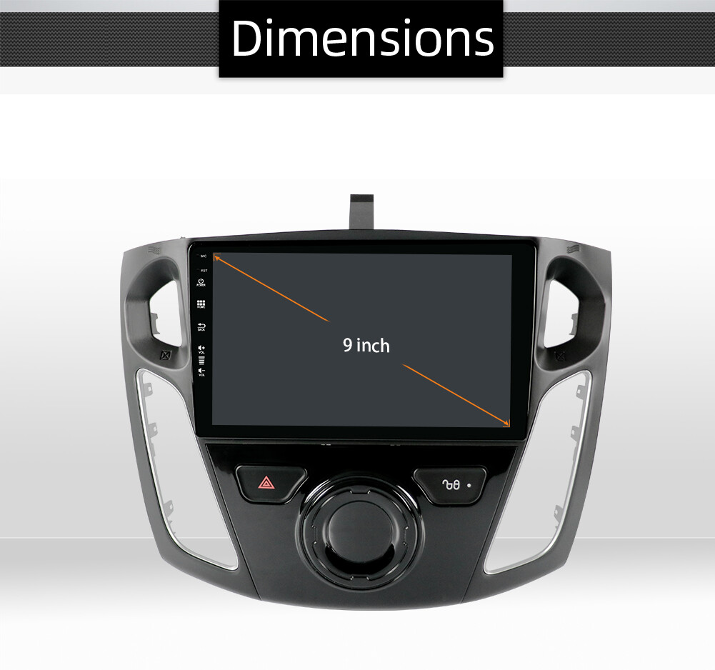 Android13 Car Stereo Head Unit For Ford Focus 2012-2018 GPS CarPlay RDS 6G+128GB