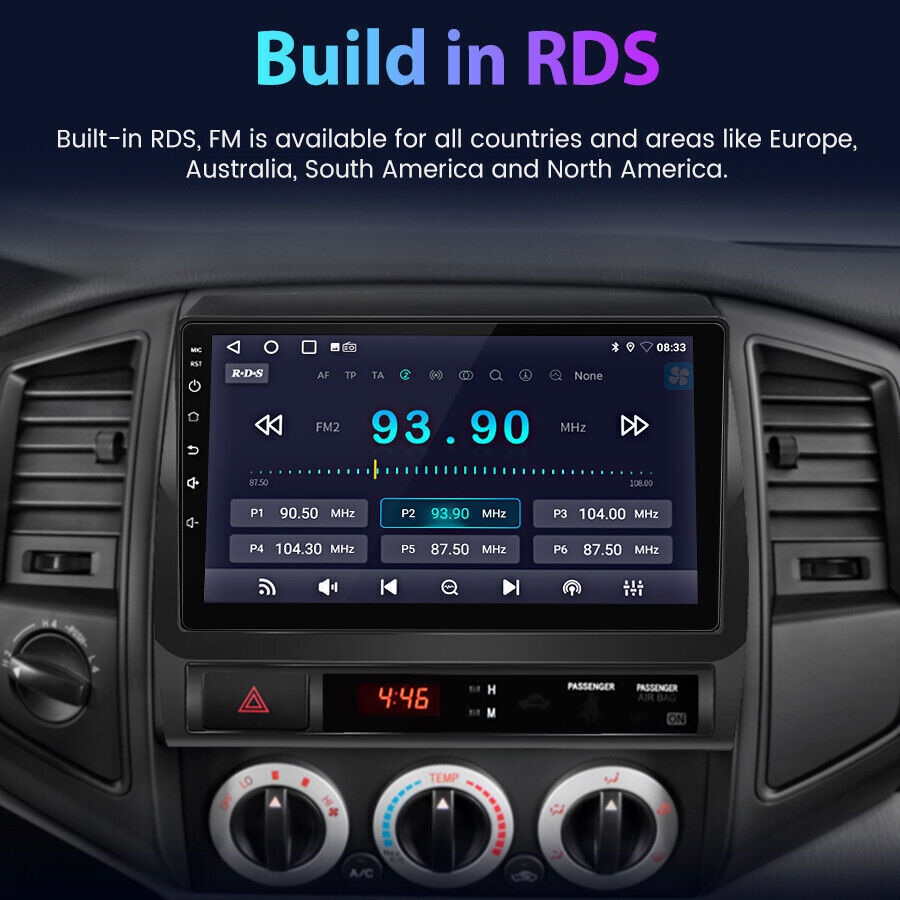 For Toyota Tacoma 2005-2015 Car Radio Android 13Stereo Carplay GPS 32GB Player