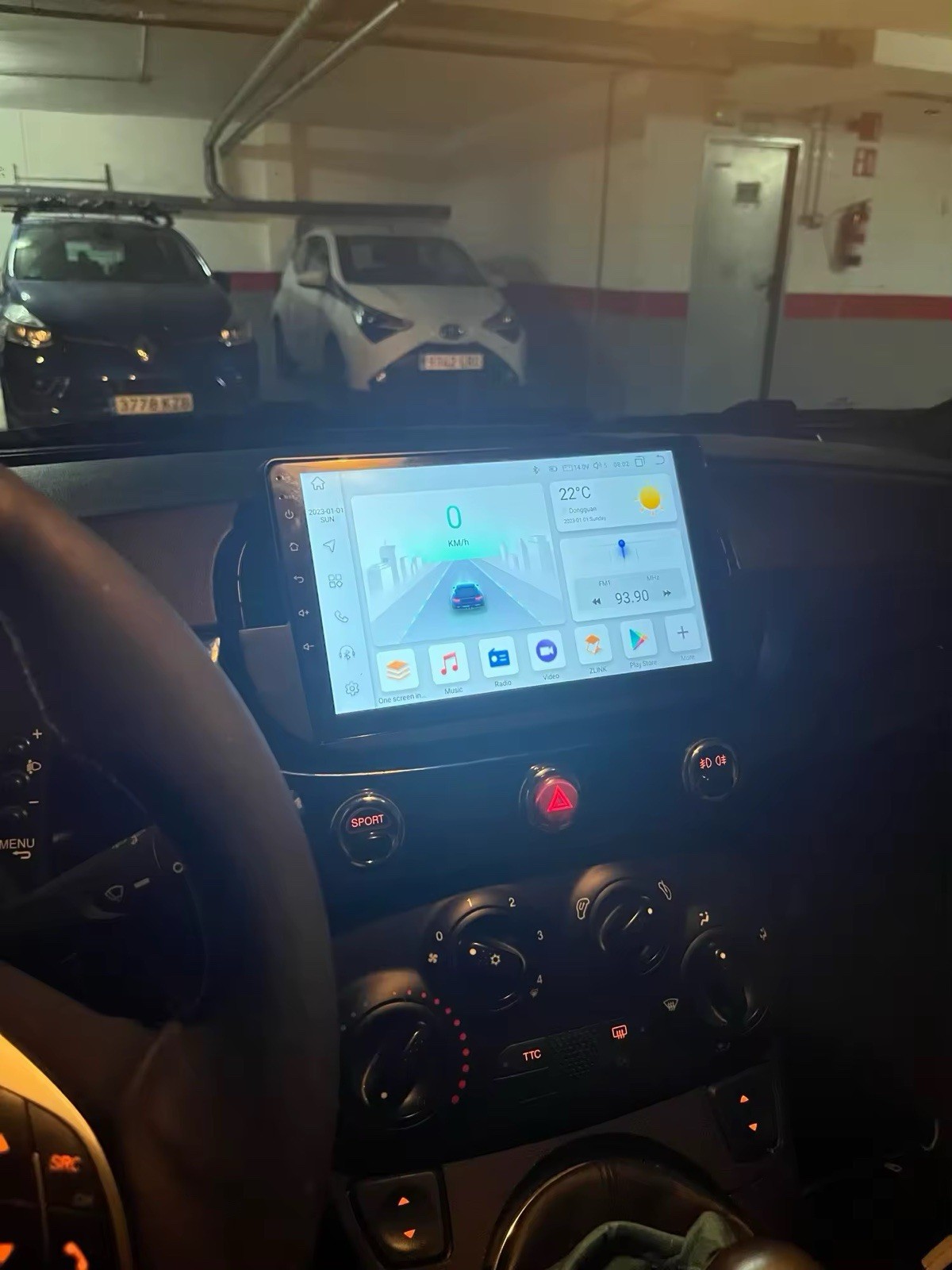 9” Android 15 Carplay Car Stereo For Fiat 500 2007-15 GPS Navi BT RDS USB 4+64GB