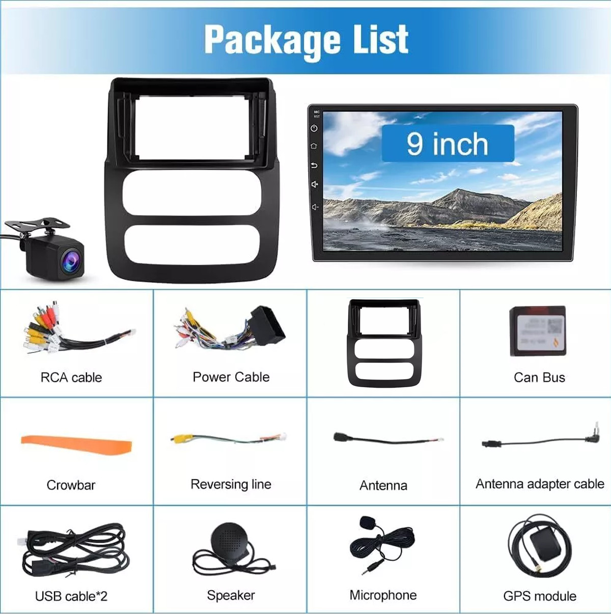 For 2002-2005 Dodge Ram CarPlay Android 13 Car Radio Stereo DSP GPS