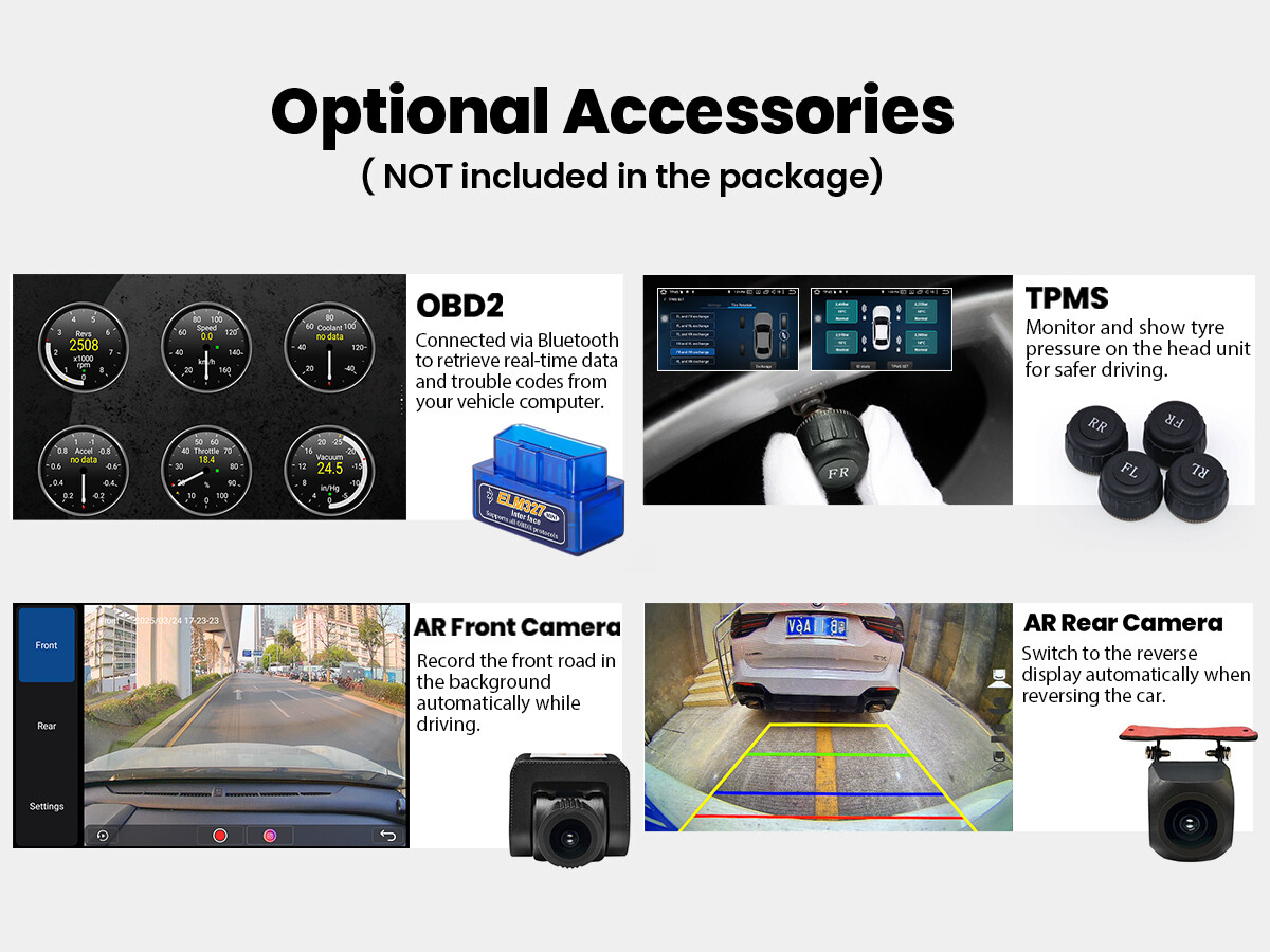 Joying 8″ Android 12 Double Din Car Stereo GPS Navi With Octa Core Kryo 260 CPU