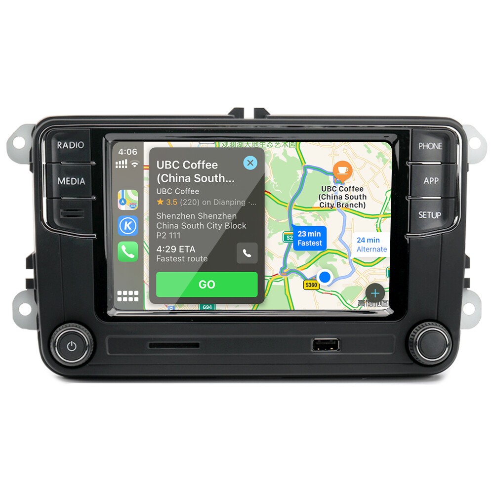 Noname RCD360 PRO RCD330 187B Android Auto Carplay Radio For VW Golf Tiguan US