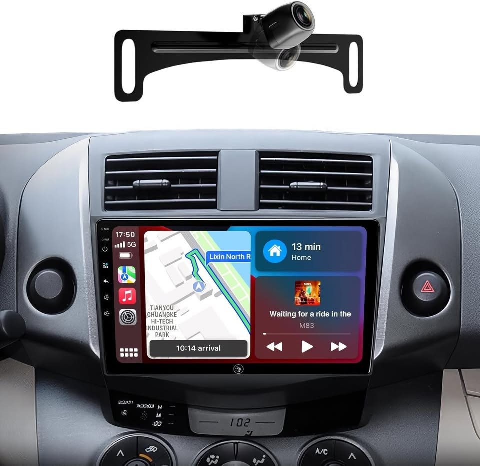 AINAVI 9″ Car Stereo for Toyota RAV4 2006-2011 CarPlay Android Auto GPS BT FM