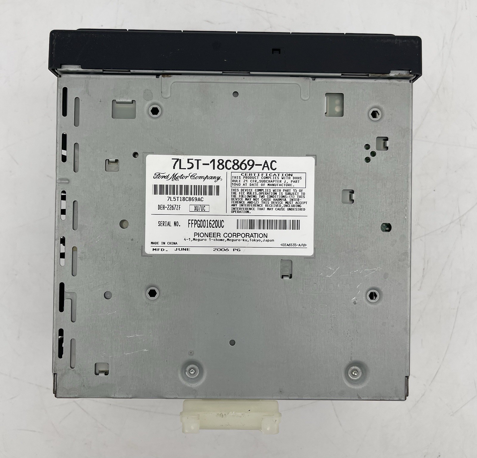 Ford 7L5T-18C869-AC OEM Single-Disc AM/FM/CD Radio Receiver