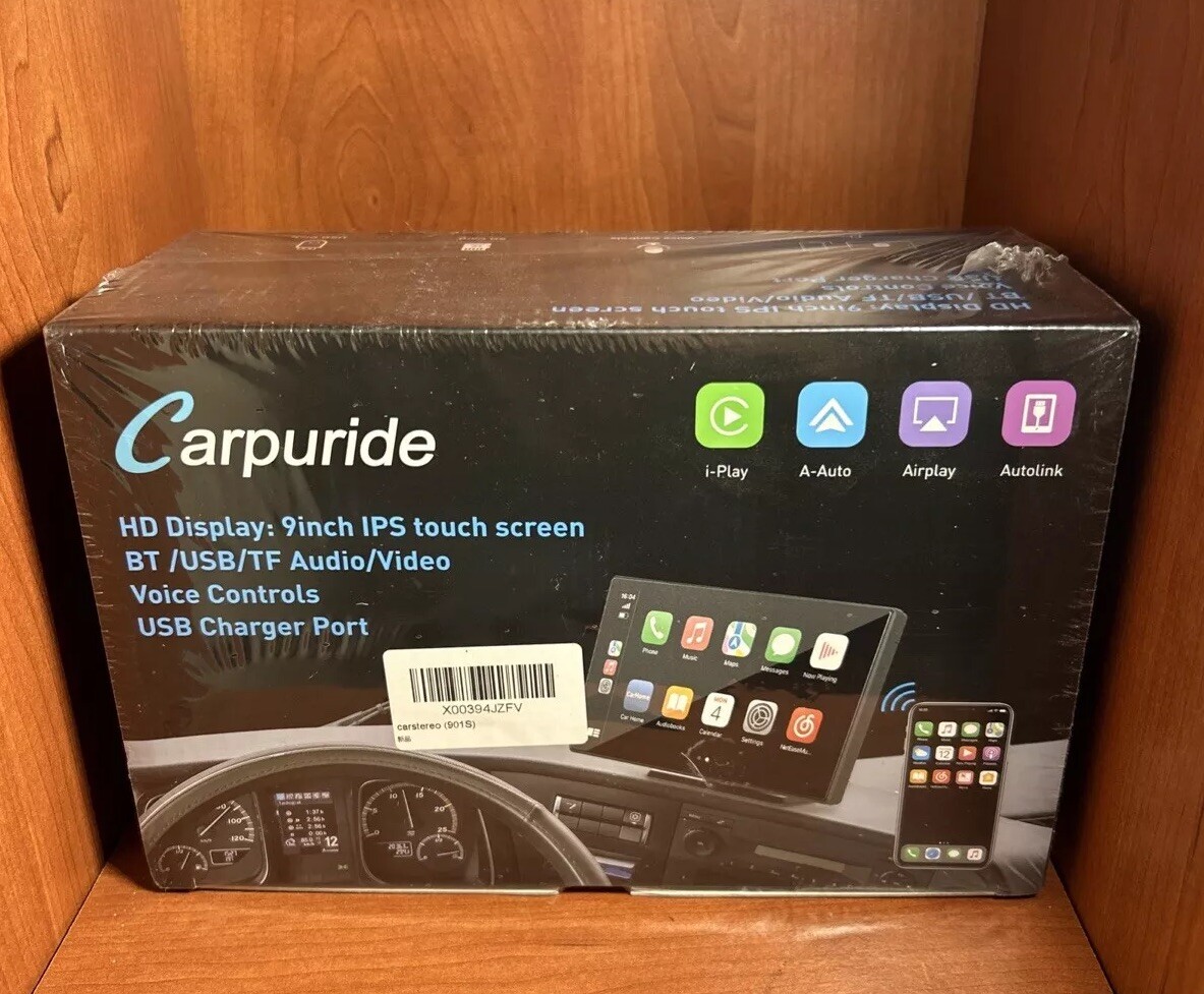 Carpuride 9 Inch touchscreen Apple CarPlay Android Auto Media Car Play CarStereo